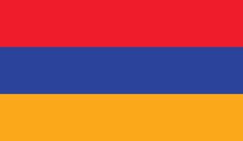 Armênia bandeira ilustração. Armênia nacional bandeira. vetor