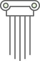 grego pilares potra ícone vetor