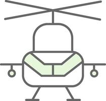 militares helicóptero potra ícone vetor