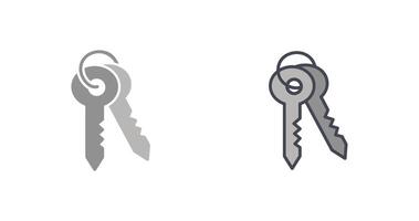 ícone de chave de casa vetor
