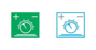 temperatura botão ícone vetor