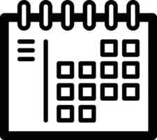 calendário ícone símbolo imagem vetor