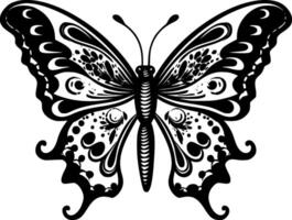 borboleta - Alto qualidade logotipo - ilustração ideal para camiseta gráfico vetor
