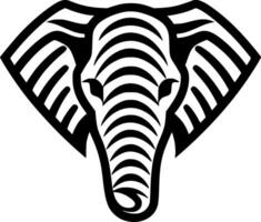 elefante - minimalista e plano logotipo - ilustração vetor