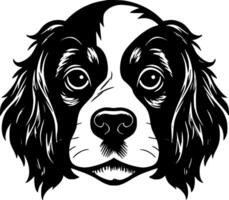 cachorro - minimalista e plano logotipo - ilustração vetor