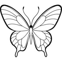 elegante borboleta ilustrações - ideal para Casamento convites, casa decoração, e moda acessórios vetor