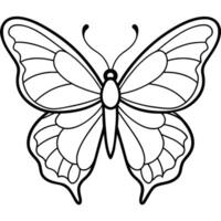 elegante borboleta ilustrações - ideal para Casamento convites, casa decoração, e moda acessórios vetor