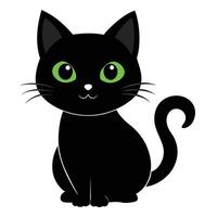 adorável fofa gato ilustrações - perfeito para cumprimento cartões, crianças livros, e elegante vestuário vetor