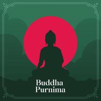 Buda purnima ilustração fundo. celebração do Bangladesh dia. eps 10 vetor