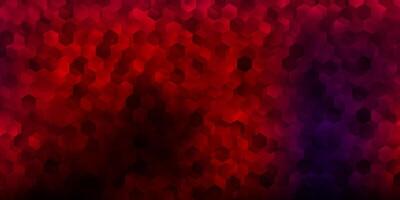 Sombrio rosa, vermelho cobrir com simples hexágonos. vetor