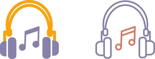 design de ícone de fone de ouvido vetor