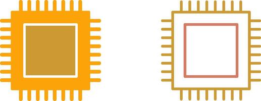 design de ícone de CPU vetor