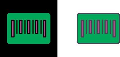 design de ícone de código de barras vetor