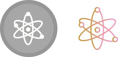 design de ícone de átomo vetor