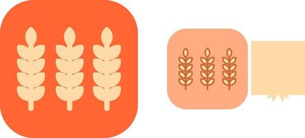 design de ícone de trigo vetor