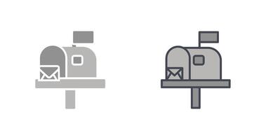 design de ícone de caixa de correio vetor
