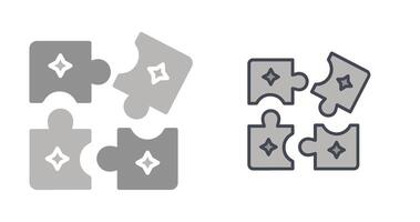 design de ícone de quebra-cabeça vetor
