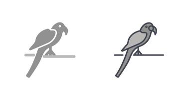 design de ícone de papagaio vetor