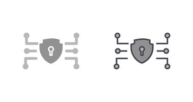 design de ícone de segurança de dados vetor