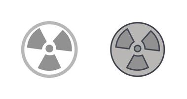 design de ícone nuclear vetor