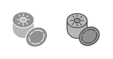 design de ícone de kiwi vetor