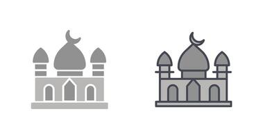 design de ícone de mesquita vetor