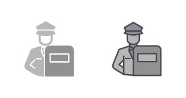 design de ícone da polícia de choque vetor