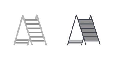 design de ícone de escada vetor
