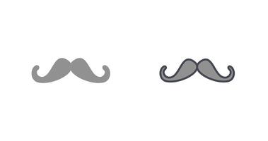 design de ícone de bigode vetor