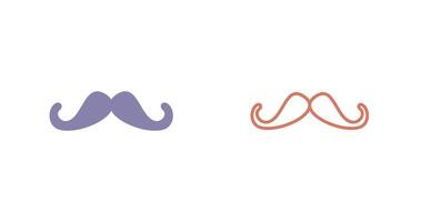 design de ícone de bigode vetor