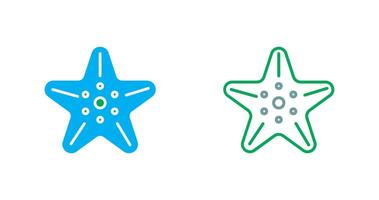 design de ícone de estrela do mar vetor