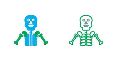 design de ícone de esqueleto vetor