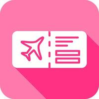 design de ícone de bilhetes de avião vetor