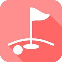 design de ícone de golfe vetor
