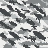 inverno neve cinza branco camuflagem listras abstratas padrão sem emenda ilustração vetorial militar vetor
