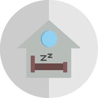 dormir plano escala ícone vetor