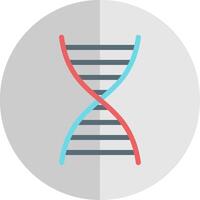 dna plano escala ícone vetor