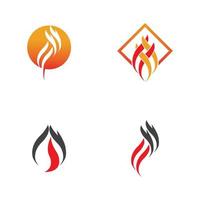 fogo com ilustração de ícone de vetor de logotipo de fogo 4295872 Vetor no  Vecteezy