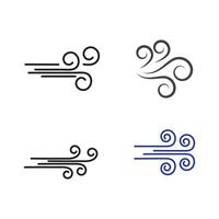 vento logotipo símbolo Projeto vetor