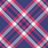 tartan fundo do desatado xadrez textura com uma padronizar Verifica tecido têxtil. vetor