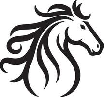 mínimo criativo cavalo elegante linha arte logotipo 7 vetor