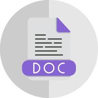 doc plano escala ícone vetor