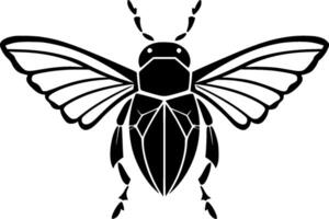 besouro - minimalista e plano logotipo - ilustração vetor