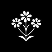 flor - minimalista e plano logotipo - ilustração vetor