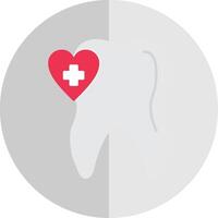 oral saúde plano escala ícone vetor