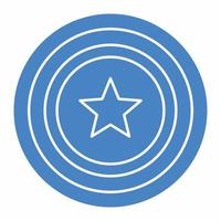 ícone de escudo dos EUA blue.eps vetor