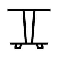 mesa ícone símbolo Projeto ilustração vetor