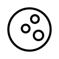Bolling ícone símbolo Projeto ilustração vetor