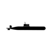 submarino ícone. batiscafo ilustração placa. frota símbolo ou logotipo. vetor