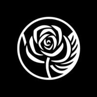 flor - minimalista e plano logotipo - ilustração vetor